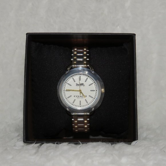 Coach Lex 32 mm Bracelet Watch (Two Tone) - Picture 1 of 4